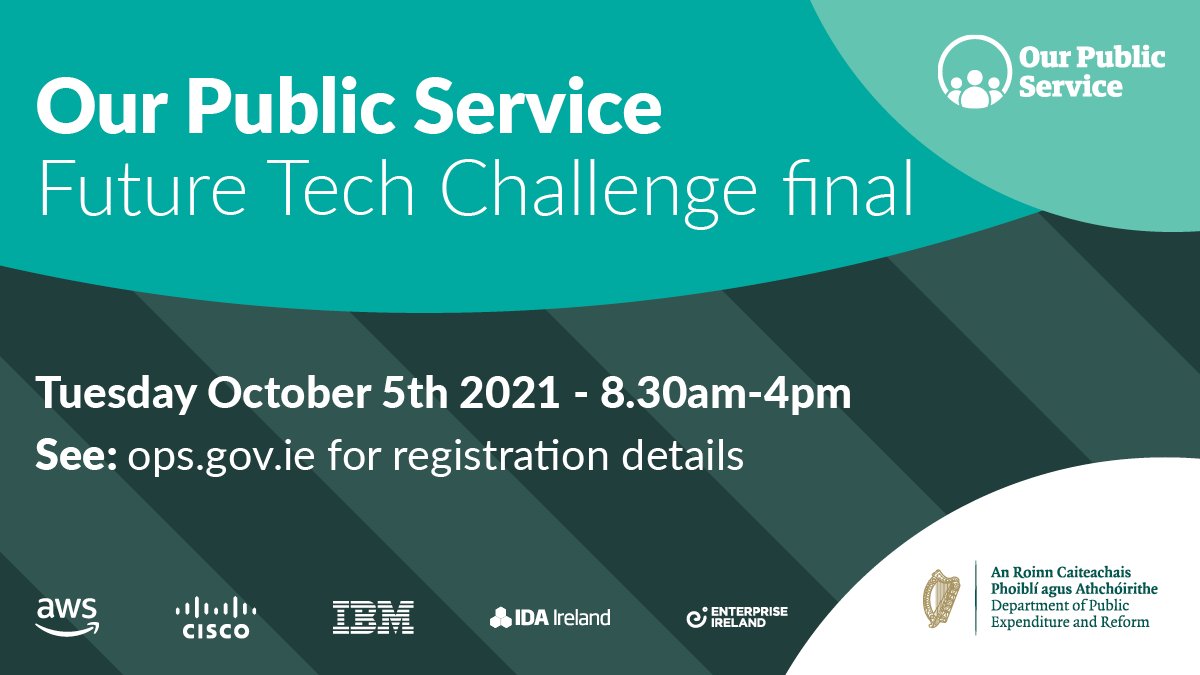 dlrcc's tweet photo. Wishing our dlr IT team the best of luck in the @OPS_Ireland Future Tech Challenge final on Tuesday, October 5th.
We are thrilled our project has been shortlisted for this prestigious event. #FutureTechIRL #MakingInnovationReal @IRLDeptPER https://t.co/7naUPF2jwy