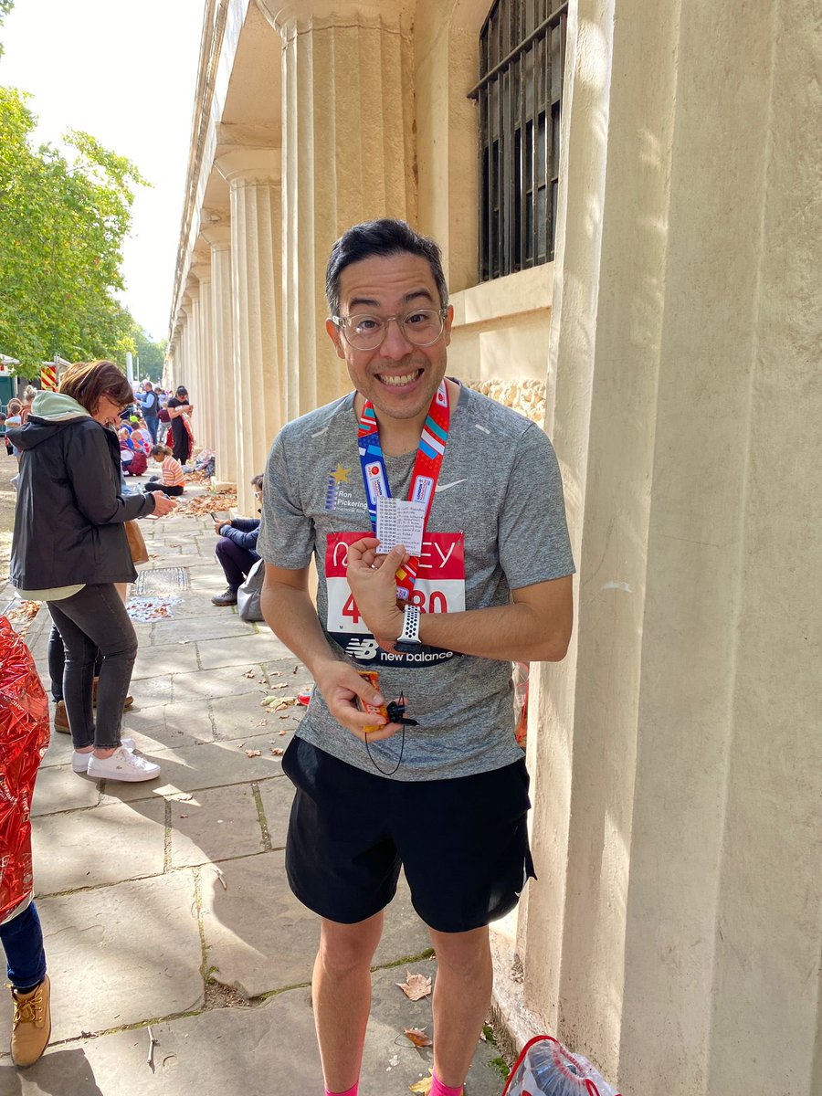 jalexzurita's tweet photo. The morning after, the day before!
โ
#LondonMarathon lifetime goal achieved
Massively helped by family โค๏ธ and friends ๐ along the way
๐ What an atmosphere, crowd & support
Proud to have fundraised for #RunForRon
๐ @TrainAsONE getting me race ready
3:56:16 secret goal ๐ฏ https://t.co/PMFJWpWqYJ