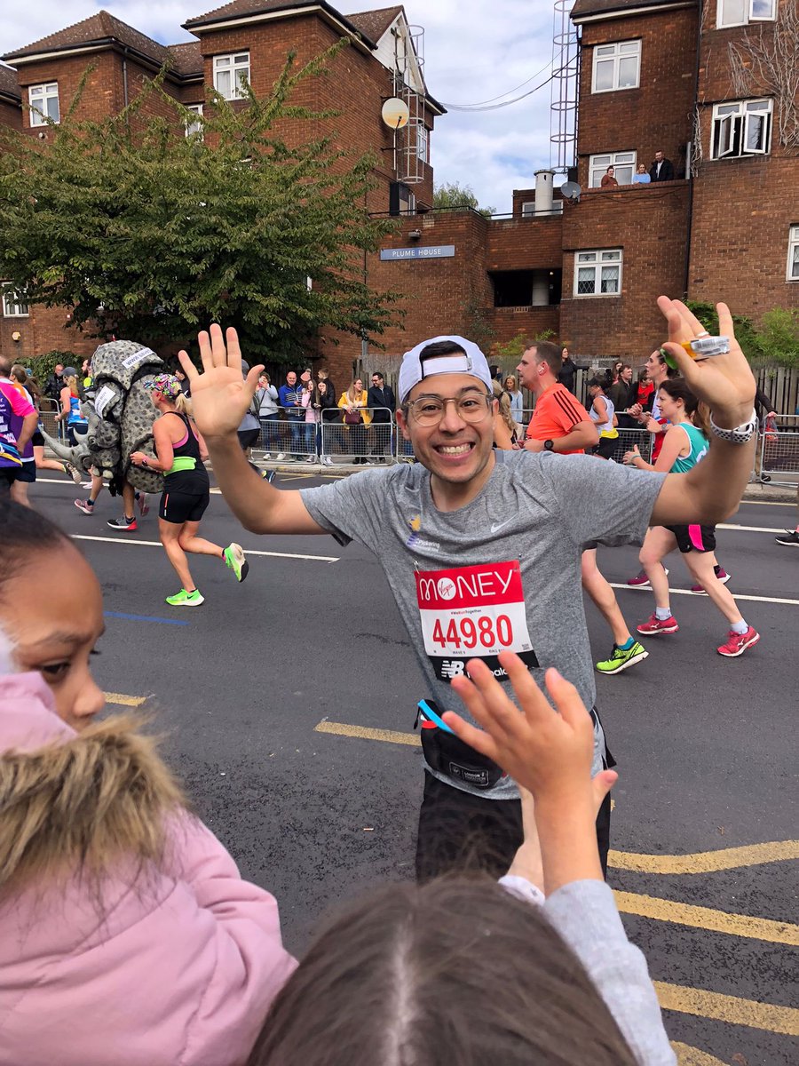 jalexzurita's tweet photo. The morning after, the day before!
โ
#LondonMarathon lifetime goal achieved
Massively helped by family โค๏ธ and friends ๐ along the way
๐ What an atmosphere, crowd & support
Proud to have fundraised for #RunForRon
๐ @TrainAsONE getting me race ready
3:56:16 secret goal ๐ฏ https://t.co/PMFJWpWqYJ