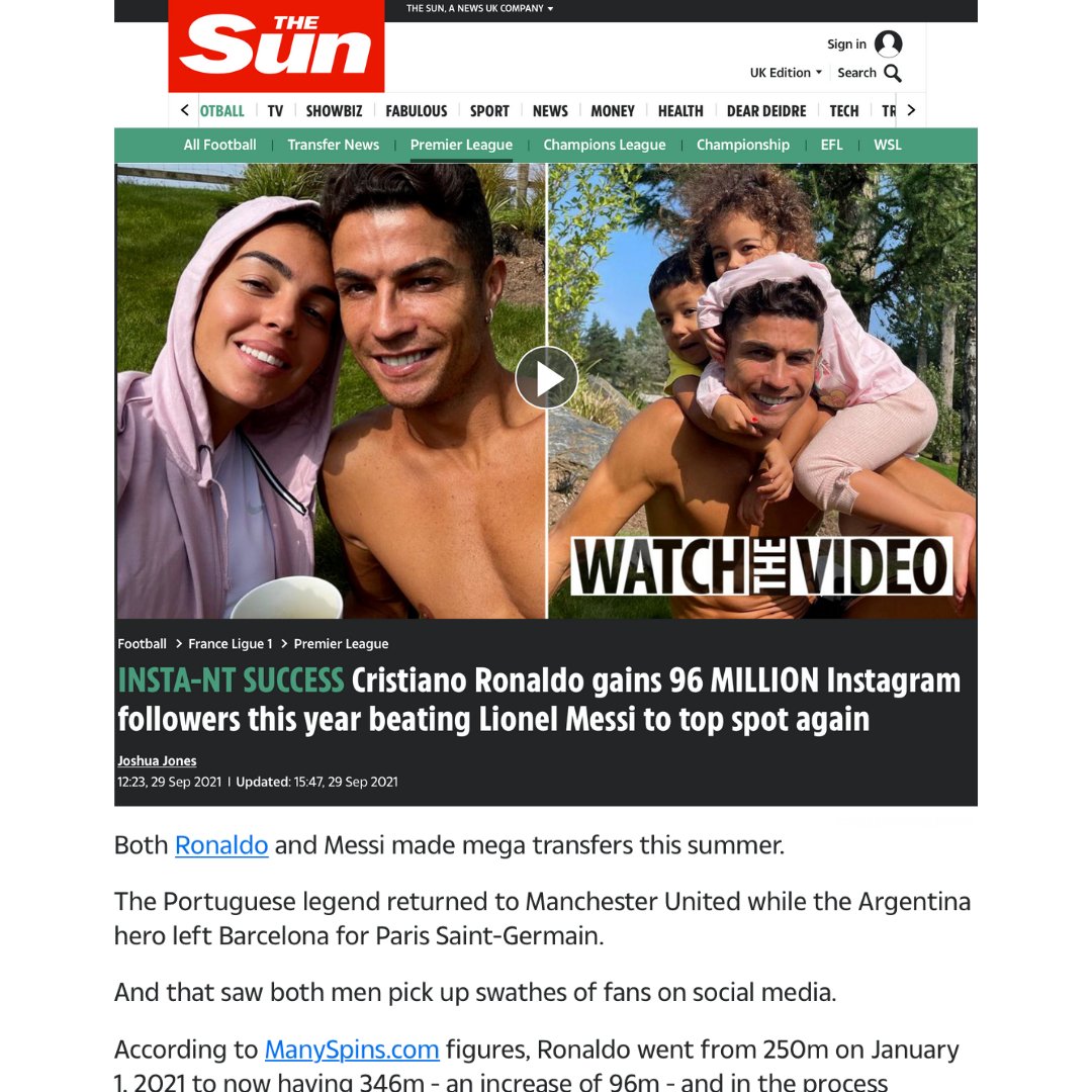 With billions of sports fans following their favourite athletes on Instagram, we sought to uncover the athletes that have gained the most popularity so far this year using <a href="/SocialBlade/">Social Blade</a> for our client <a href="/ManySpins/">ManySpins</a> 👀

This campaign has secured 21 placements so far, including 👇