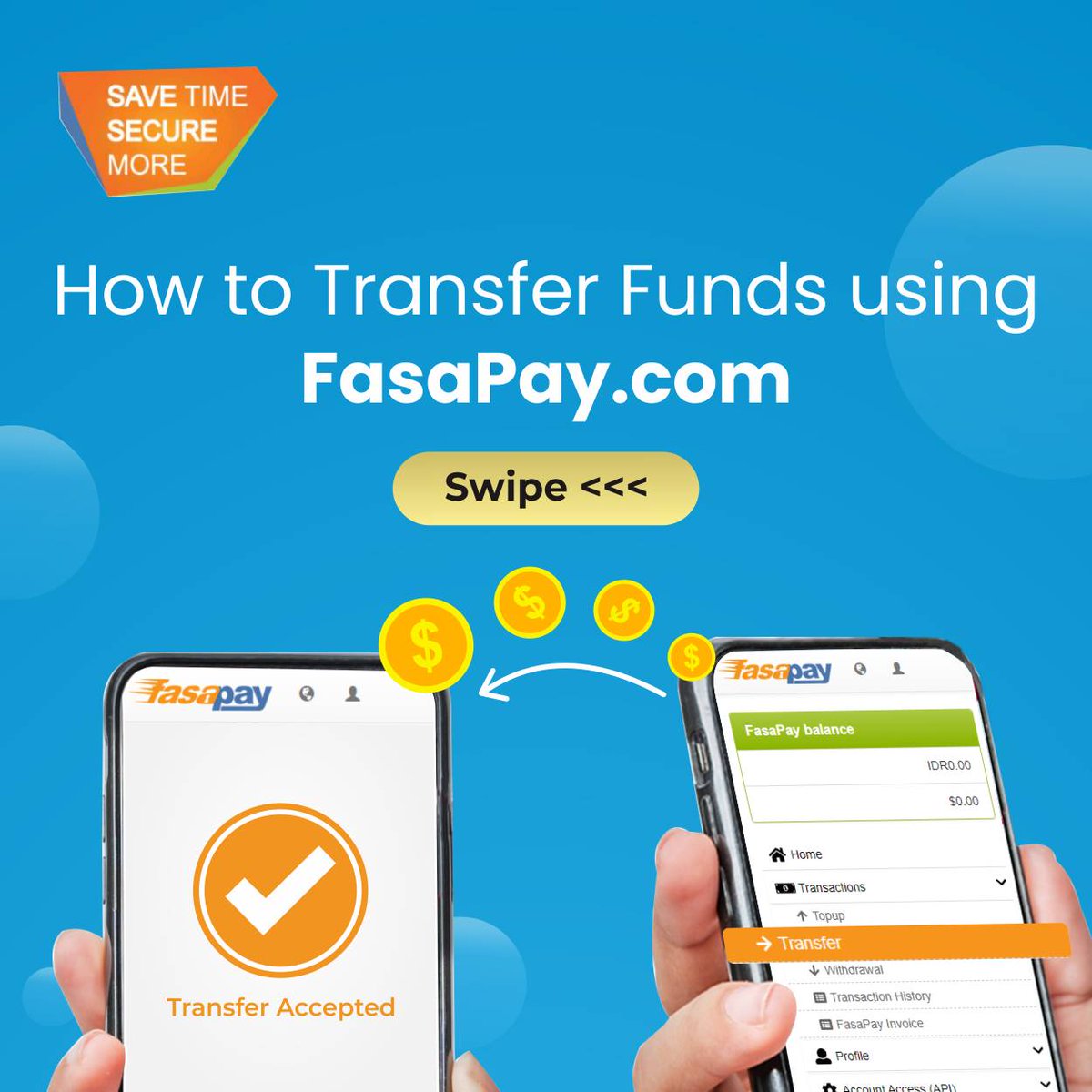 FasaPay's tweet photo. Transfer using FasaPay is fast, easy, safe and the fee is only 0.5% of the transaction amount. Here are the steps to transfer in FasaPay.
#fasapay #transfer #money #moneyonline #easytransfer #onlinepayment #paymentgateway #paymentsystem #savetimesecuremore https://t.co/DrTrynU0Lc