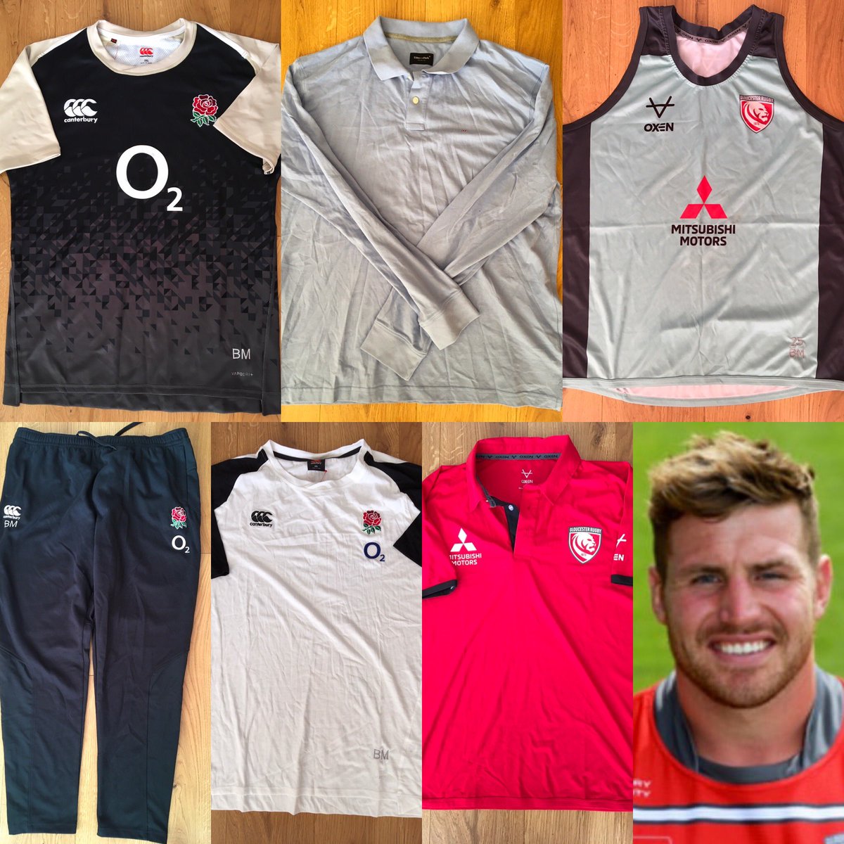 InMyLocker's tweet image. Some great @EnglandRugby &amp;amp; @gloucesterrugby kit from @Ben_J_Morgan8 also just added here inmylocker.co.uk/collections/be… #rugbyfamily