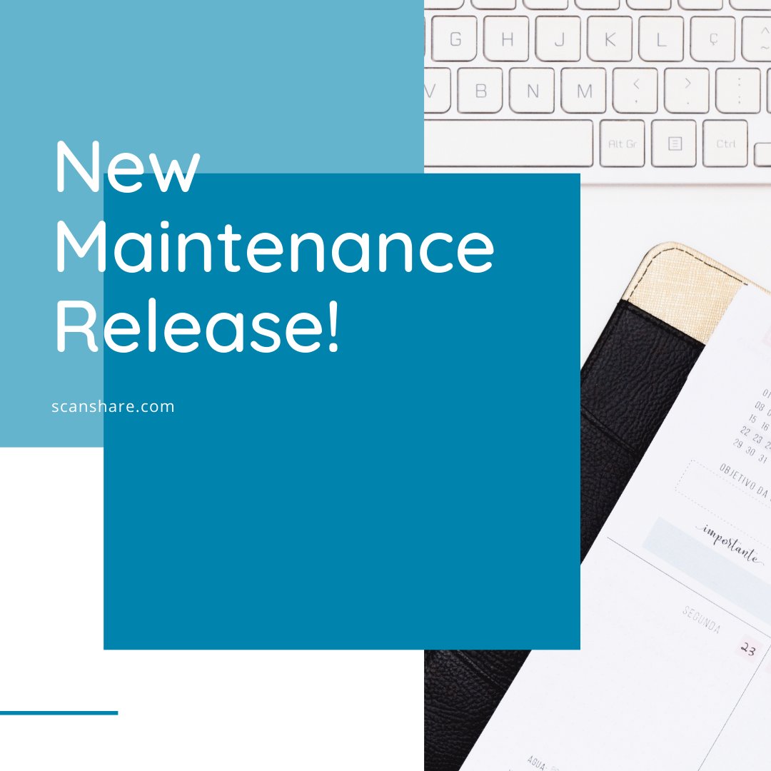 scanshare's tweet photo. #Scanshare v5.21.09 is now available.
New exciting updates for the new #cloud #print module and improvements on the #workflow designer.
Make sure you have a valid maintenance and update now! https://t.co/Ohy9SY9sci