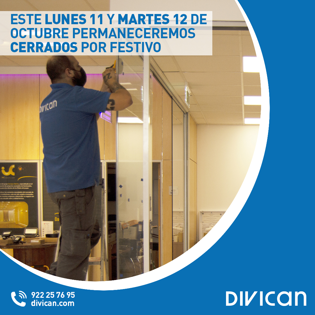 Divican's tweet photo. En #Divican permaneceremos cerrados este lunes 11 y martes 12 de Octubre por festivo 🙌

📣 ¡Consulta nuestra página web! https://t.co/Ep26ys3s6X
#construccion #design #arquitectura #construccion #architecture https://t.co/ecQXOLjcYh