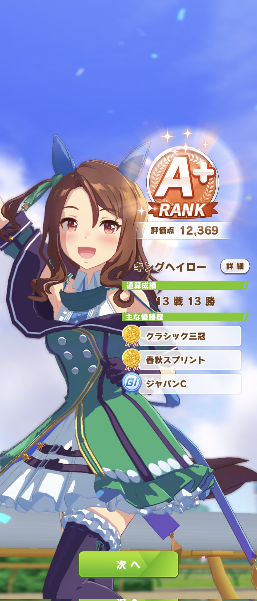 マロン ヒシアマゾン育成 １着の勝利ポーズは歩き去る横顔 珍しい ウマ娘 T Co Te37kqgmhm Twitter