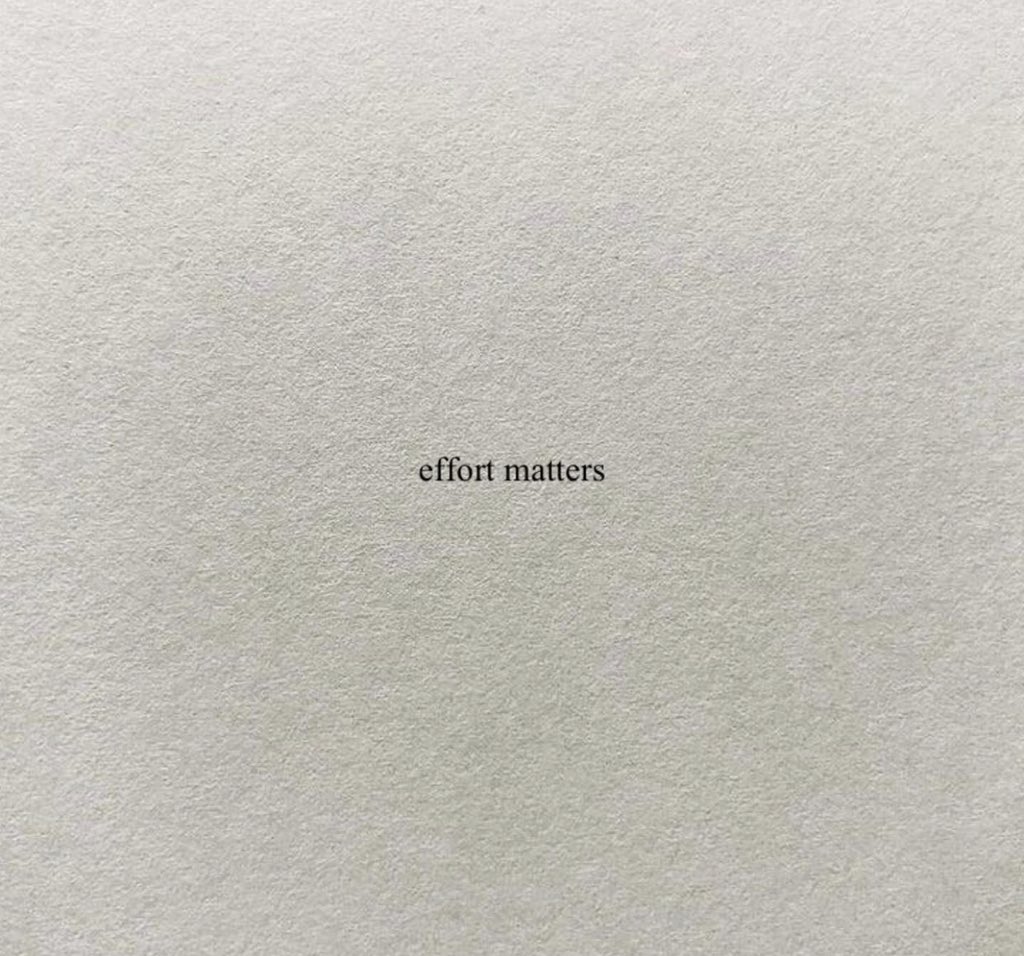 PoemHeaven's tweet photo. lack of effort kills. https://t.co/w2zoAN0UEH