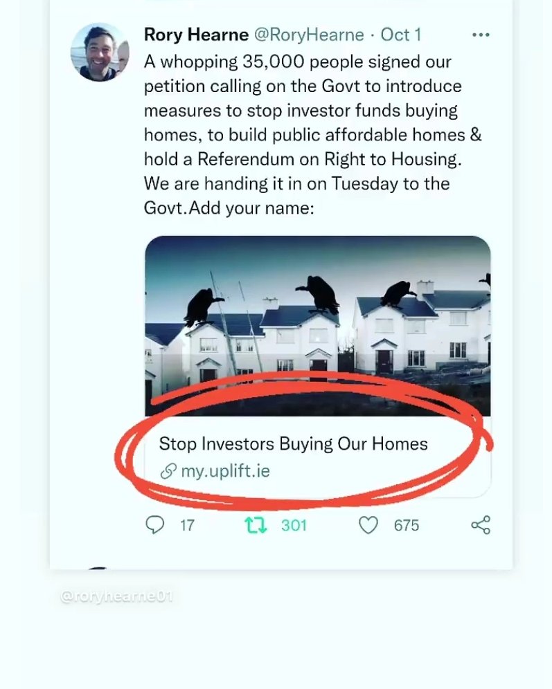 We are handing this petition in to TDs at the Dail tomorrow morning. Help us reach 37000! We can &amp; must #Endhousingcrisis 
Incredible support so far. Sign here @UpliftIRL 
my.uplift.ie/petitions/stop…