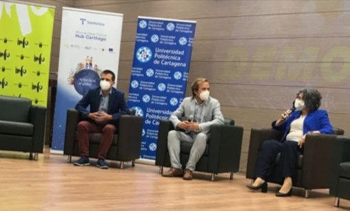 ArmadaAlvaro's tweet photo. Comienza el Demoday del programa #HubCarthago de @Emprende_UPCT @OpenFuture_ y @infoRMurcia en el que las 12 startups participantes presentan sus proyectos https://t.co/lUlIr6IE9k