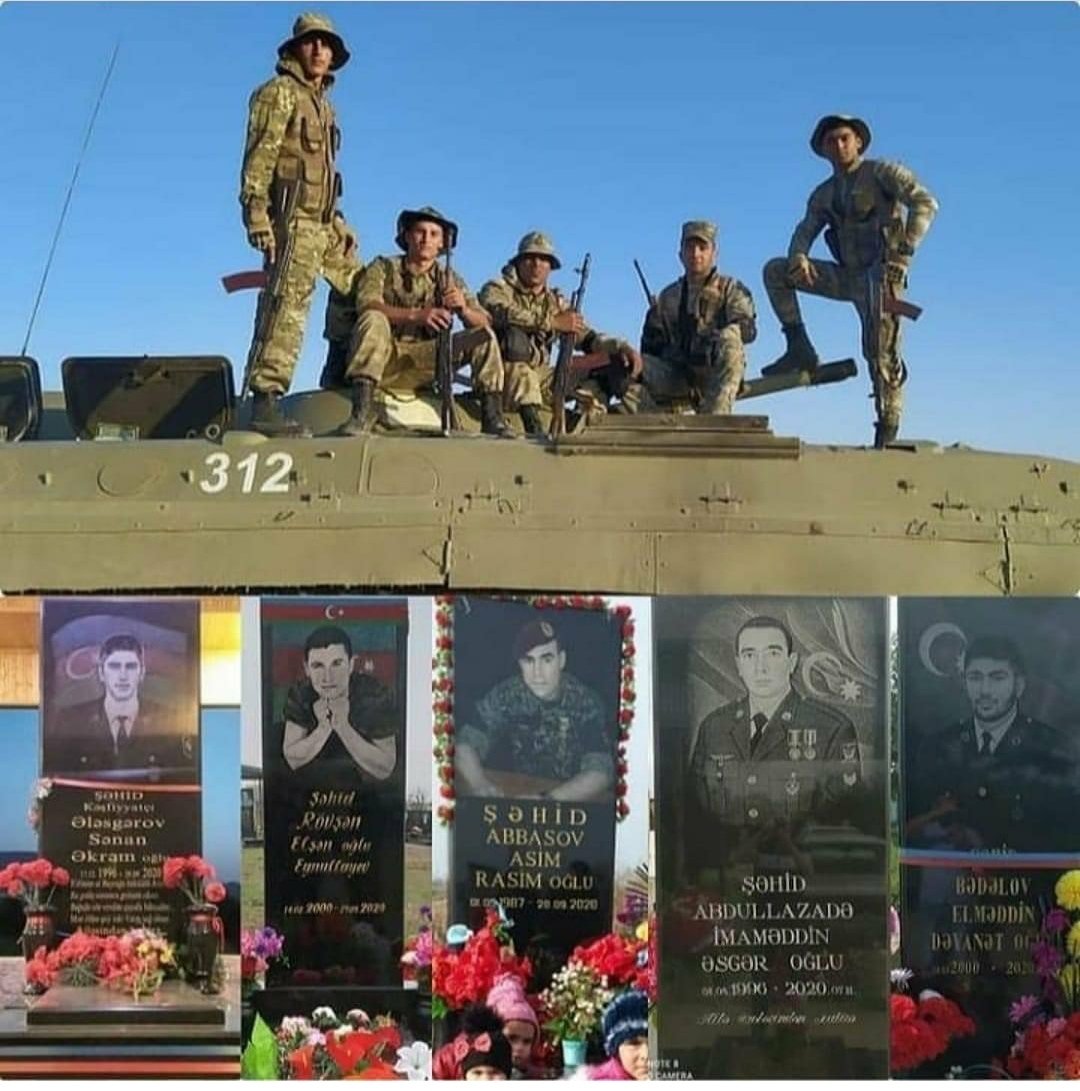 🇦🇿 5 Dost, 5 qəhrəman, 5 #şəhid 
Şəhid Sənan,🇦🇿
Şəhid Rövşən,🇦🇿
Şəhid Asim,🇦🇿
Şəhid Imaməddin,🇦🇿
Şəhid Elməddin🇦🇿
#şəhidlərölməz  #QarabağAzərbaycandır #Suqovuşan
