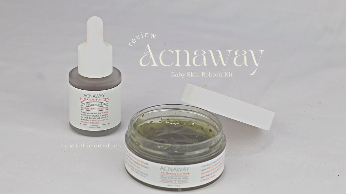 belbeautydiary's tweet photo. menurutku produk ini tuh lengkap karena udah ada peeling dan gel mask dalam satu paket! *´´☽*ԑ̮̑ঙ

╴review produk baru Acnaway

a thread ◡̈

#racuninskincare #acnaway https://t.co/9E2uj0l8g3