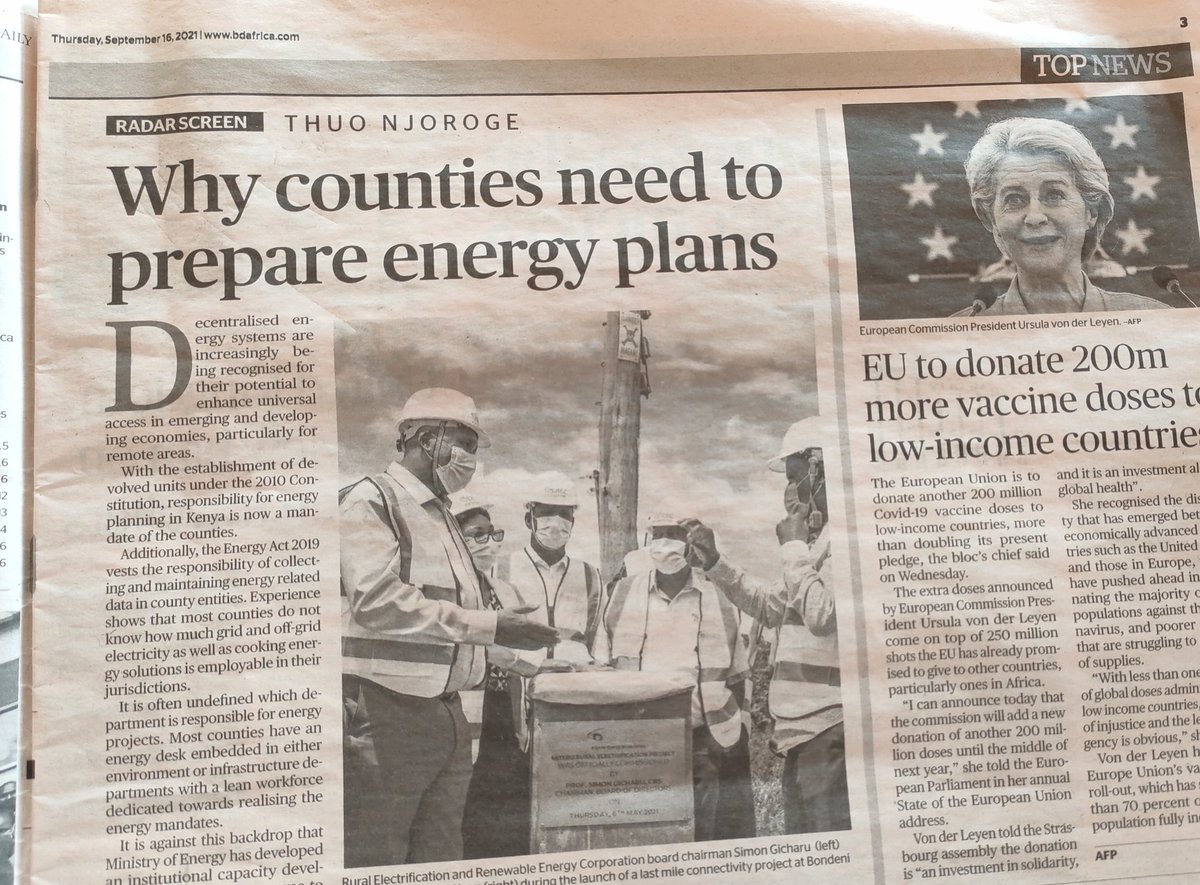 DanNjorogeThuo's tweet photo. The energy delivery model ( EDM ) is a tool that informs Intergrated National Energy Planning  INEP between devolved entities and National Govt.

https://t.co/6px0ErAzhB

@SetaKenya https://t.co/WOTCaz89Jd