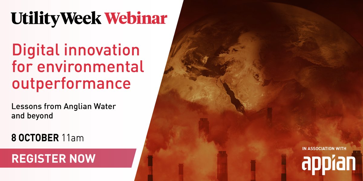 Register now to find out how a combination of robust #data and #digitalized processes has helped <a href="/AnglianWater/">Anglian Water</a> achieve a 61% capital #carbonreduction across its asset base since 2010 - Click here: bit.ly/3m5UPP9

In association with <a href="/Appian/">Appian</a>.