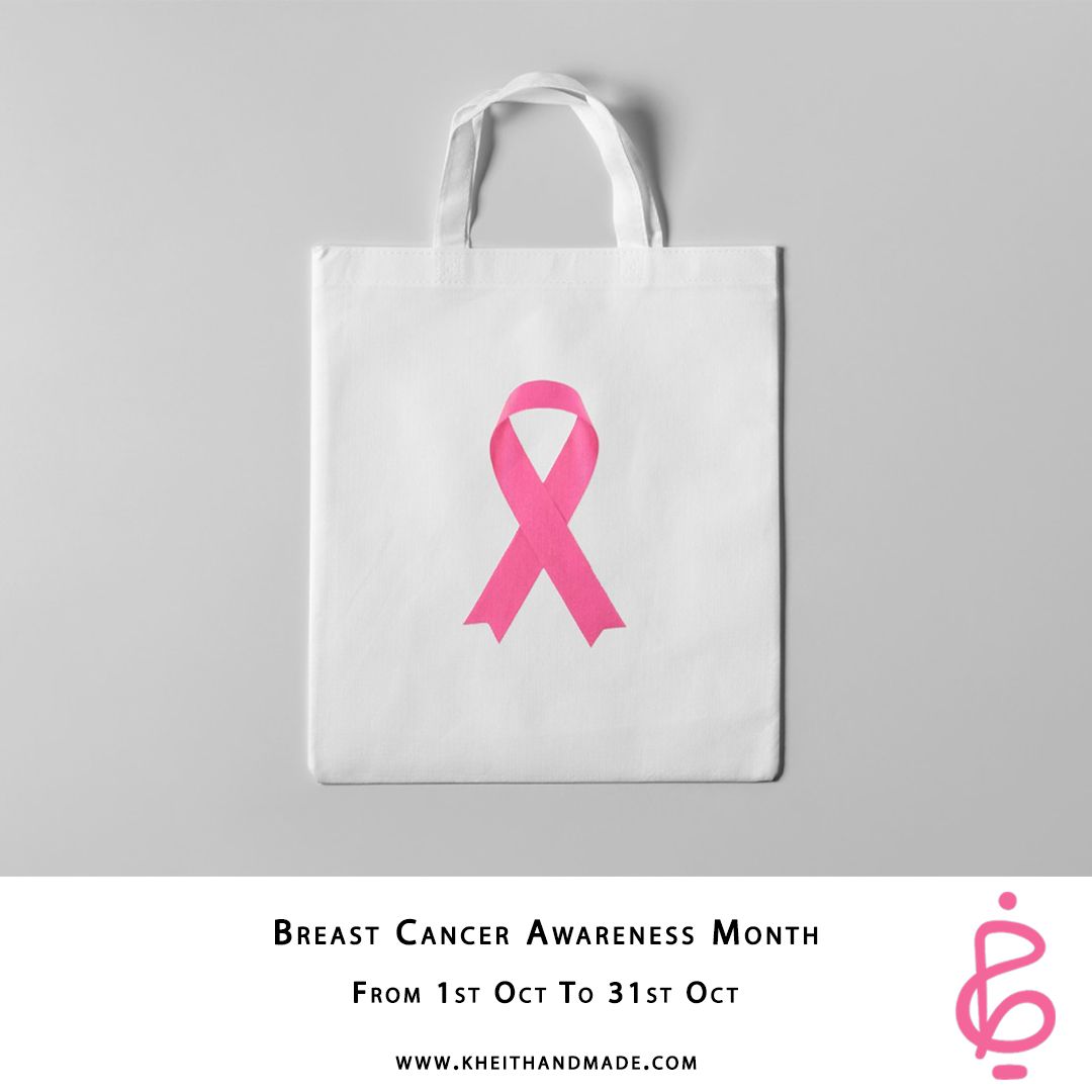 kheithandmade's tweet photo. October is the international breast cancer awareness month. We at Kheit would like to take the opportunity to present our Pink-Ribbon tote bag design to honor survivors everywhere.

Get yours today and help make a difference.
10% of the profits will be donated to cancer patients. https://t.co/mXBco4M3Sv