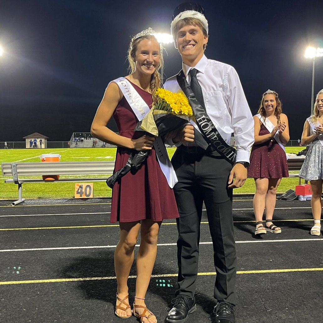 2021 Homecoming King, Chad Harbert, &amp; Queen, Emma Ewer 👑👑

Homecoming 2021 is in the books! Thank you to our whole MG community for making it a memorable week.

This week, there’s a lot of work to do with the end of the 1st quarter approaching. Let’s finish strong!

#WeAreMG