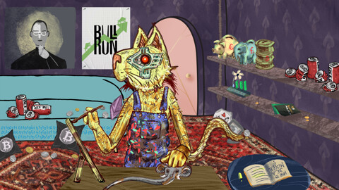 Crypterior: Local #954 was purchased by opensea.io/accounts/0xfec… from opensea.io/accounts/0xb06… for 0.002 $ETH (7 USD) #crypteriors #NFT 
Rank: Newbie Flipper
Conspiracy: Theory Globalization Fiat
Role: Miner Hobbiest
Addiction: Wtf Crypto
Character: Cat Artist Lasereye