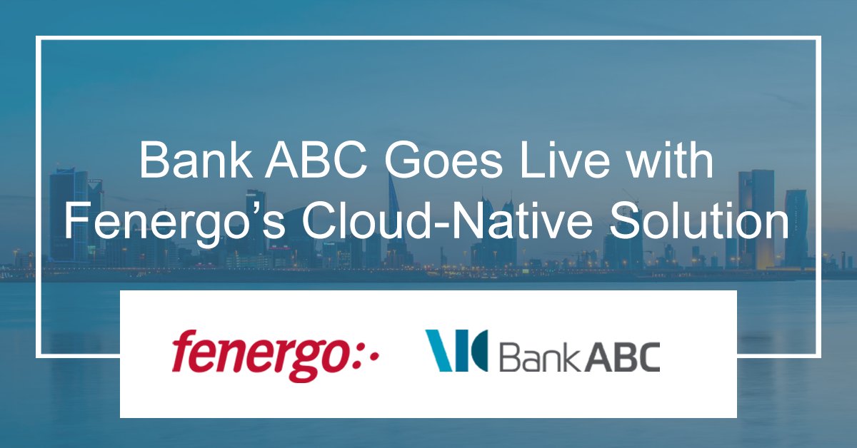 Fenergo's tweet photo. We are delighted to announce that Bank ABC, MENA’s leading international bank, has gone live with its digital #clientonboarding service leveraging Fenergo’s #cloud-native #CLM solution.

https://t.co/hAcm6Z8qFr

#ClientLifecycleManagement #DigitalTransformation https://t.co/YF8UCHHueC