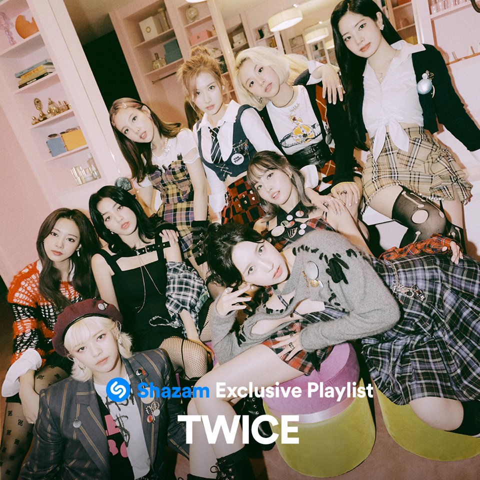 JYPETWICE's tweet photo. TWICE &amp; Apple Music

Shazam Exclusive playlist
https://t.co/t8ERucscwl

📌Listen “The Feels” HERE👇✨
https://t.co/ganRyKAJEY

#TWICE #트와이스 #TheFeels
#GetTheFeelsWithTWICE https://t.co/kdwwgvt8or