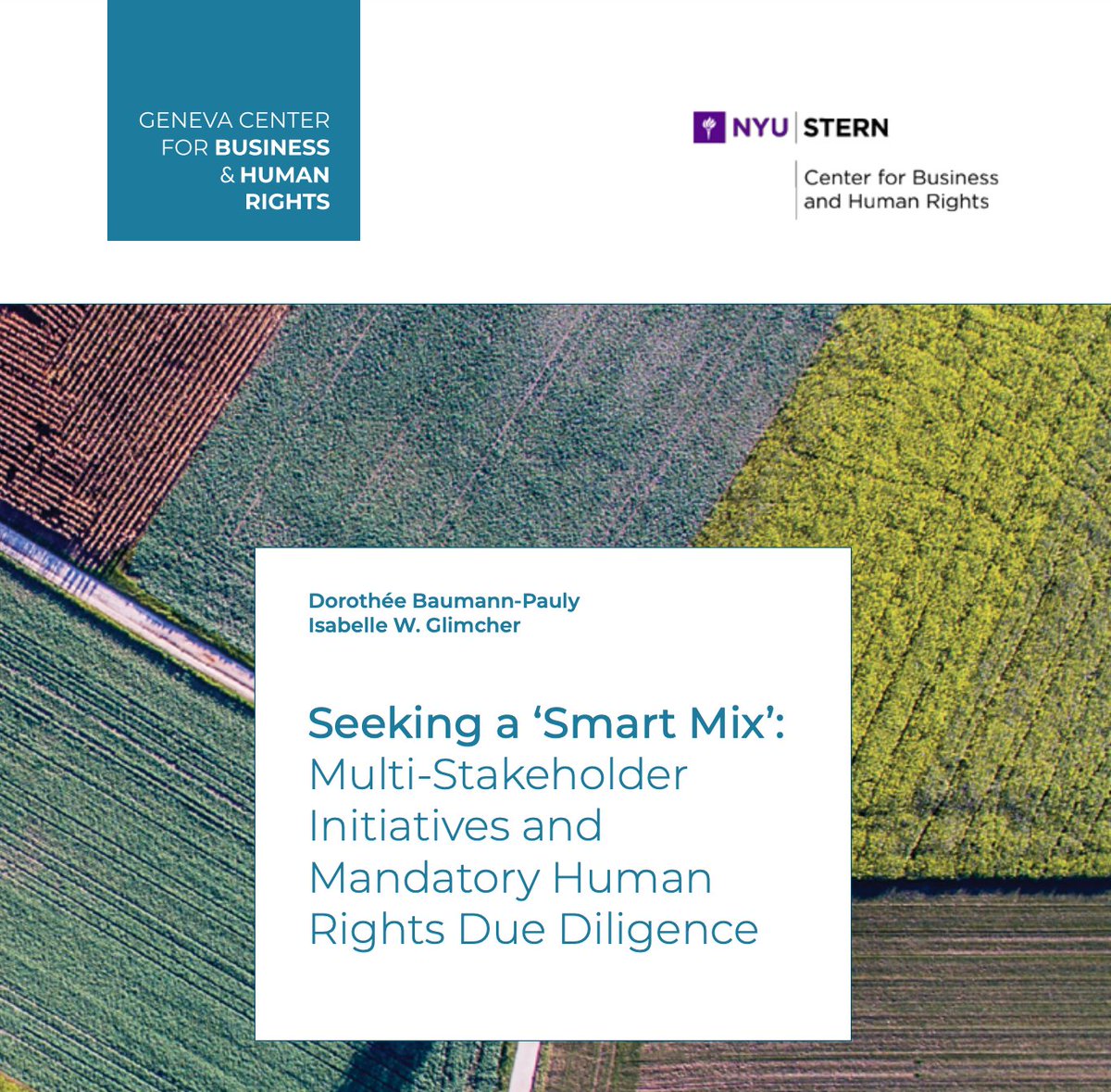 DoroBauPau's tweet photo. Must read for all interested in #bizhumanrights @ungps10plus -
This White Paper with @IsGlimcher @NYUSternBHR
shows how multi-stakeholder initiatives can complement #mHRDD -
https://t.co/n7kYzv6Wib
@mikehposner  @justine_nolan @rGrabosch @BersetBircher @FairLaborAssoc https://t.co/KD8R3Lbt3t