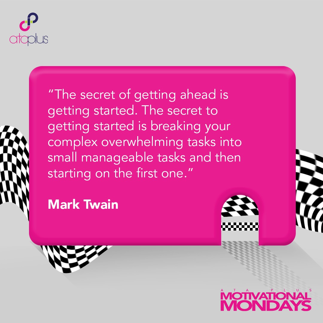 🥳Happy Monday! To get you out of the Monday Blues slump, here’s a #MotivationalMonday quote by Mark Twain.

We hope you stay driven throughout this week!