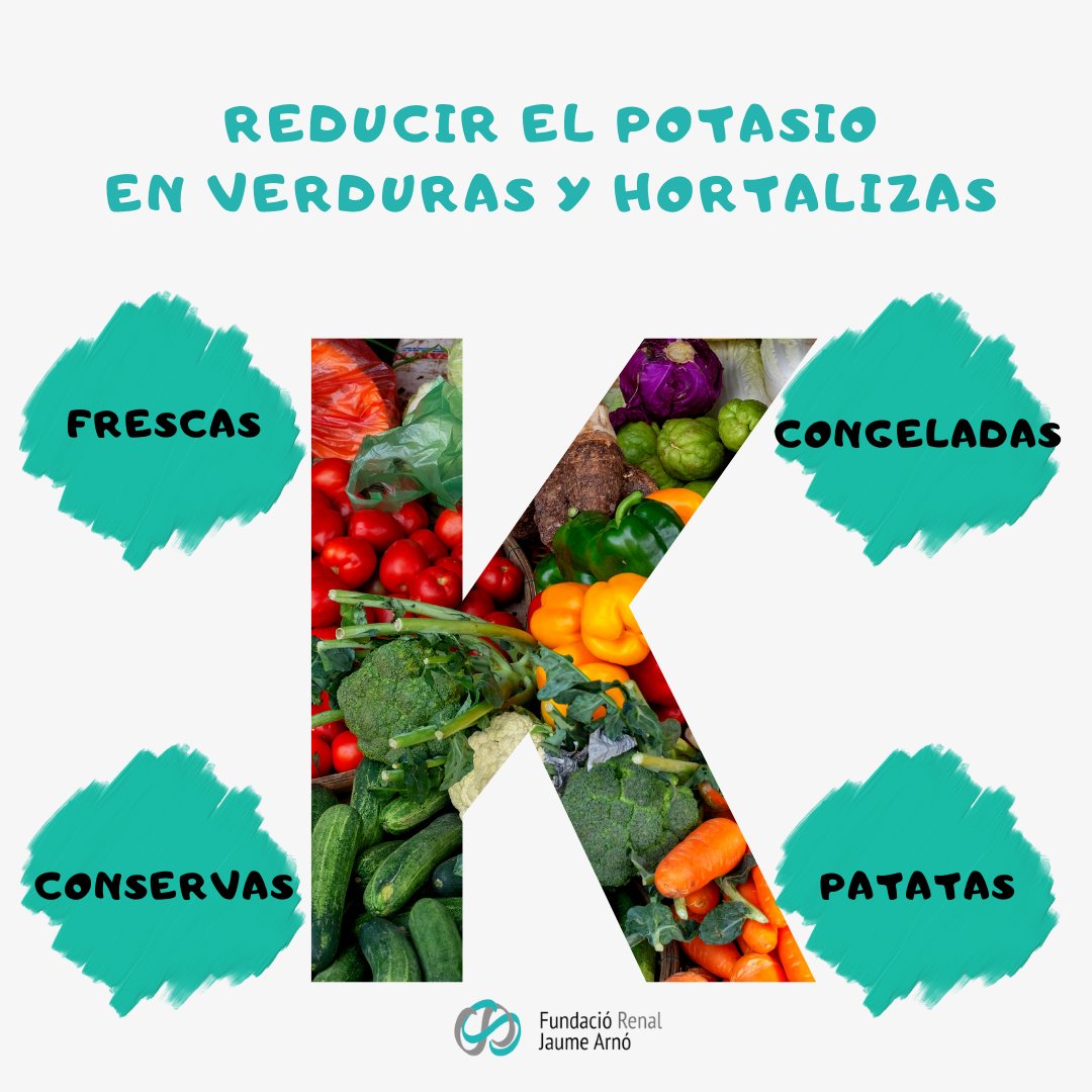 FundacioJArno's tweet photo. El remull és una tècnica clau per reduir el #potassi en #vegetals, #llegums i #hortalisses. Però, l'apliquem de manera eficient? Avui la #nutricionista ens porta aquests útils recordatoris. Dubtes? Contacta amb nosaltres 📧 annabel@fjarno.org 📞656 891 408
#malaltiarenalcrònica https://t.co/xW4tRTMzhA
