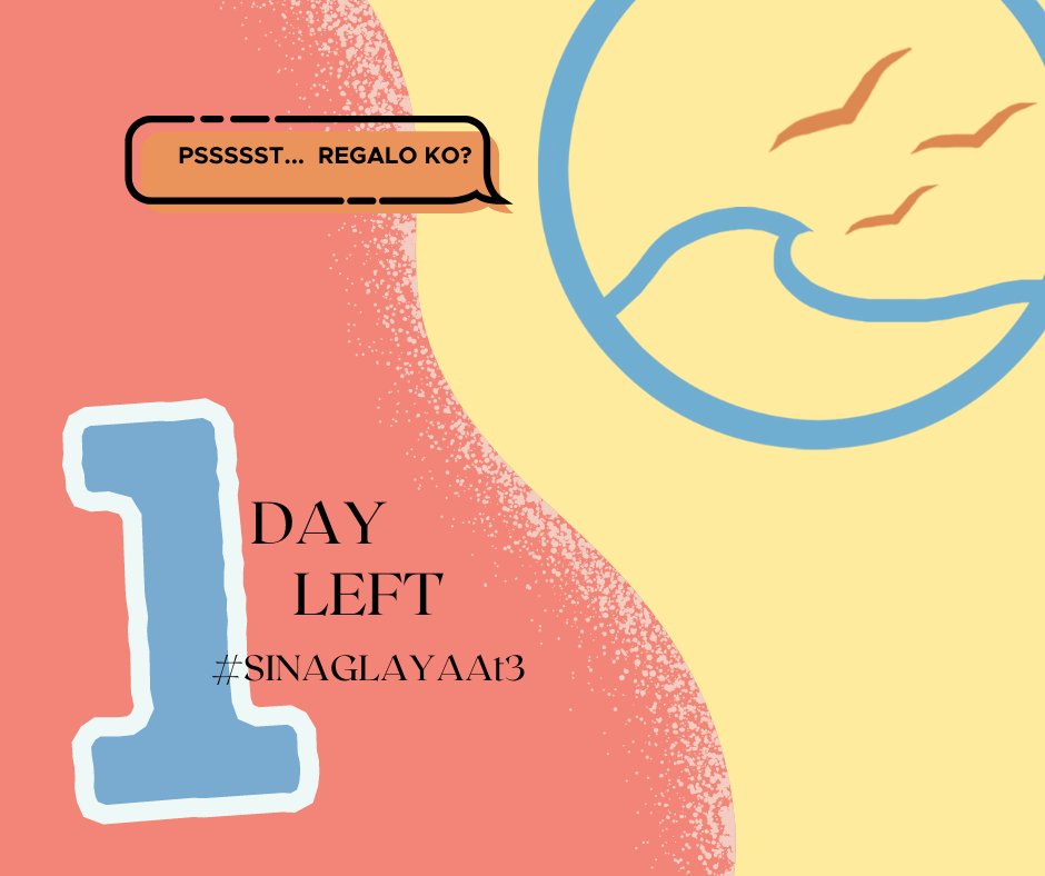 sinaglayadotkom's tweet photo. TIME TO CELEB-

Ay bukas pa pala. 😅 Join us for SINAGLAYA's 3rd Anniversary Party via ZOOM at 2 PM.

Meeting ID: 920 9722 0574
Pass: 948942

COMMe and rest with us for a while. You deserve it. See you! 🥺💙🧡 https://t.co/jSPiVwaulX