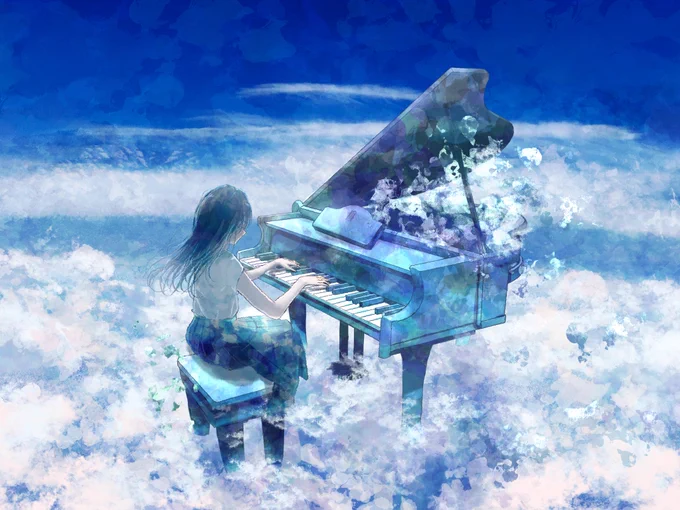#イラストを4枚貼ると秋風に乗って絵柄を好いてくれる人の元へ届くらしい

雲上シリーズ 
