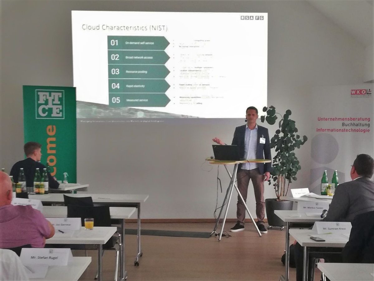 RSA_FG's tweet photo. Our Scientific CEO Markus Tauber moderated a session focusing on the 🇪🇺Cloud. - Stefan Gindl from @RSA_DSc talked about #DataSpaces &amp; Infrastructure with a focus on @TrustsData. @TrustsData aims to build a 🇪🇺 trustworthy data market &amp; thus can help support the efforts of #GAIA-X. https://t.co/94mpKpVNkq