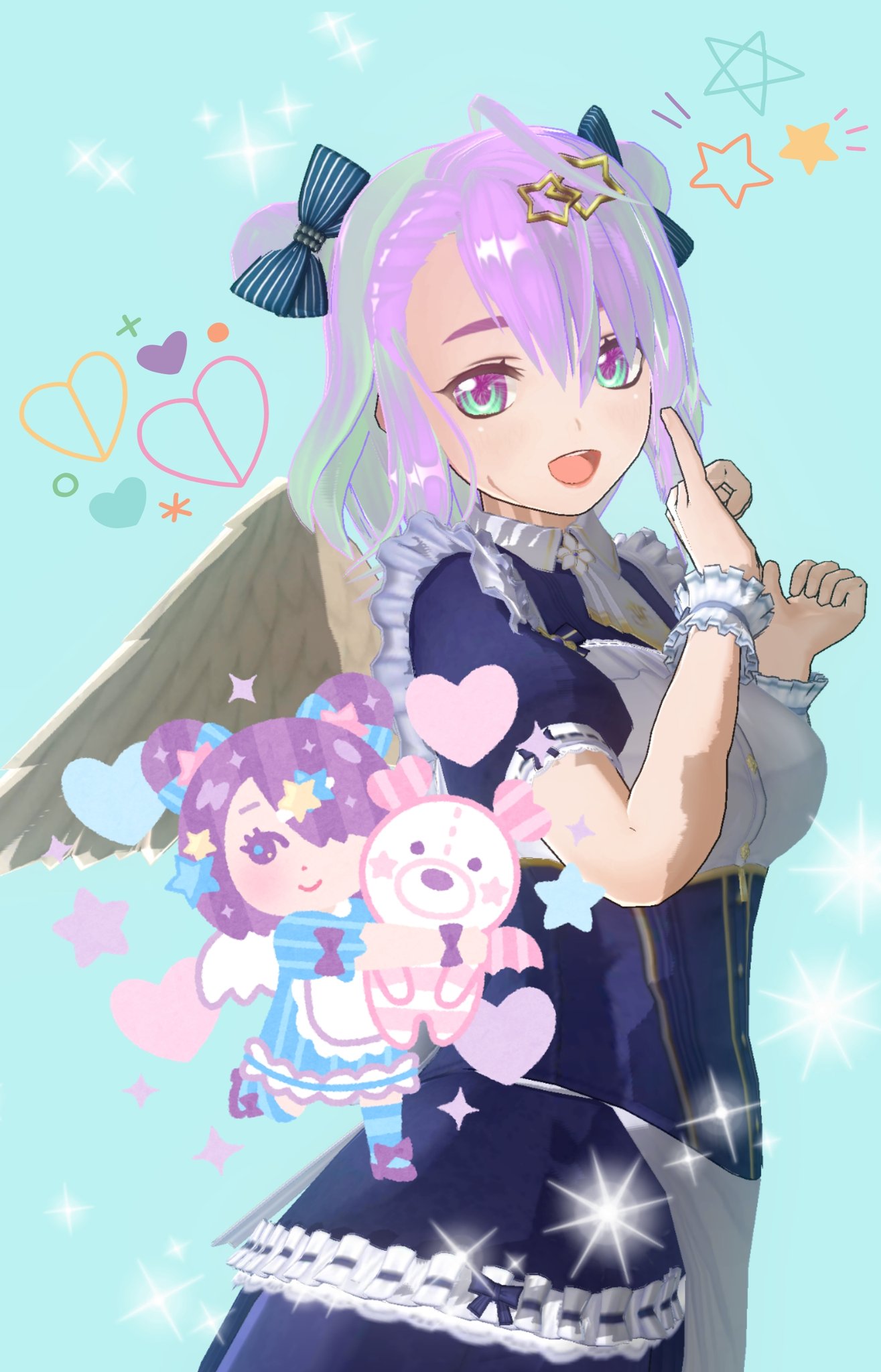 羽柩アリアサンドライト うきゅ Taki Mikage 美影ちゃんもお疲れ様 このイラスト 可愛いよね ずっとこの格好してたらいつか あれ いらすとやさんがうきゅちゃんのイラスト作ってる っていう逆転現象が ないよ Twitter