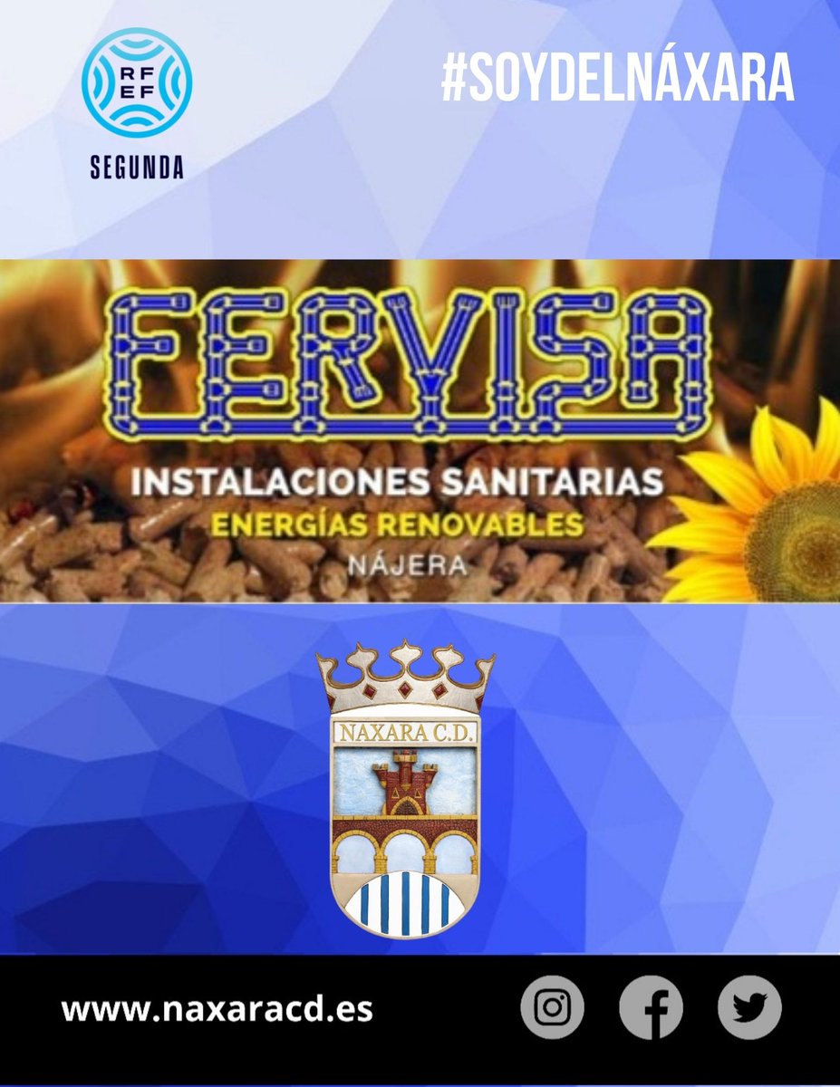 Naxaracd's tweet photo. Buenos días, semana previa a la jornada 6, nuestros amigos y colaboradores de #Fervisa 
nos ofrecen el ¡ Plan semanal para el equipo ! ⚪🔵⚪🔵

#AupaNáxara #SoyDelNáxara #Los1000DeLaSalera #Náxara #SegundaRFEF #PorMasDe1000Razones https://t.co/vQmNCceDoG