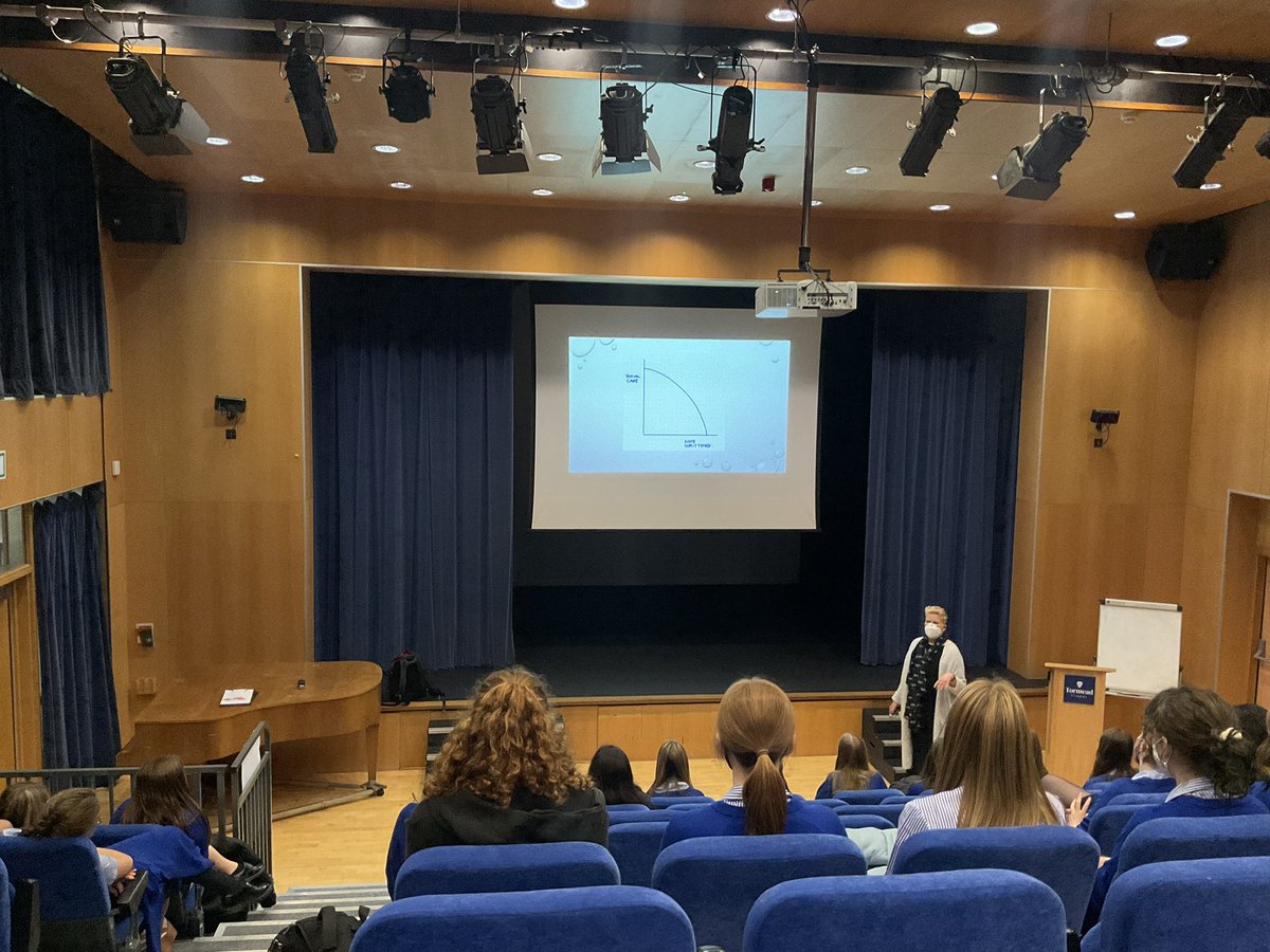 Year 11 hearing from @Econ_Tormead about the opportunities in Economics at A Level and what is at the heart of the subject…