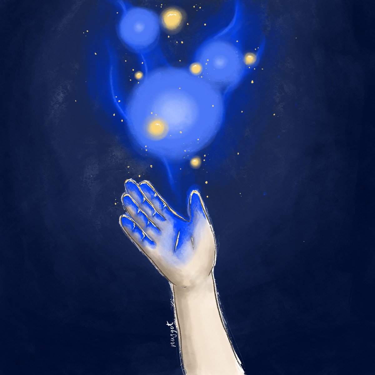 justasmolnugget's tweet photo. Hand. 🧿✋🏻 #peachtober21 #art #illustration #hand #blue https://t.co/HFezGQtihi