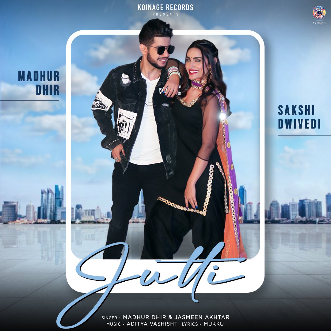 Put on your #Juttis with your all-black ‘majestic’ outfits, and get ready to groove along!!
#Jutti will be dropping soon!! Stay Tuned. 

<a href="/sakshidwivediii/">Sakshi Dwivedi</a> <a href="/madhur_dhir/">Madhur Dhir</a> <a href="/mukkumusic1/">Mukku</a> 

#KoinageRecords #Jutti #JuttibyMadhur #PunjabiSong #PunjabiMusic #LaungGawacha #ReleasingSoon