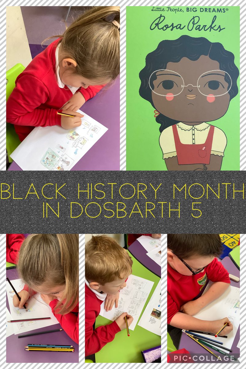 MrsHLeeY56's tweet photo. We started the day split into 2 groups- children with brown eyes and children with blue etc.  Mrs Lee treated us differently and it made us feel upset, strange and confused.  We were learning about “segregation”. We then read a story about Rosa Parks and understood some more. https://t.co/5t5TrN04Wq