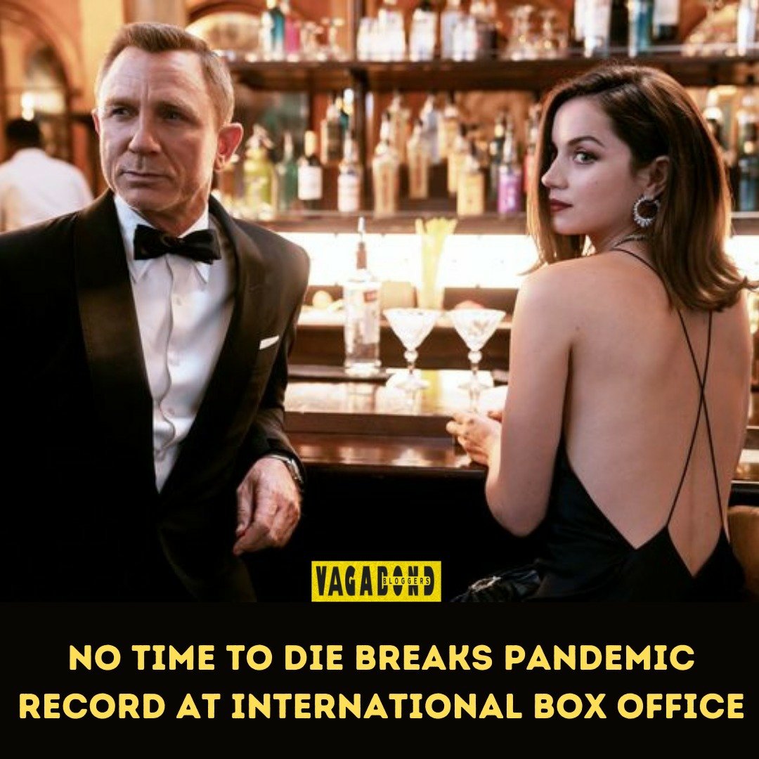 VagabondBlogs's tweet photo. No Time to Die set to break pandemic box office records and gross just under $120m.
#NoTimeToDie #JamesBond #DanielCraig #NoTimeToDiereview #vagabondbloggers https://t.co/zf4gpNdGn1