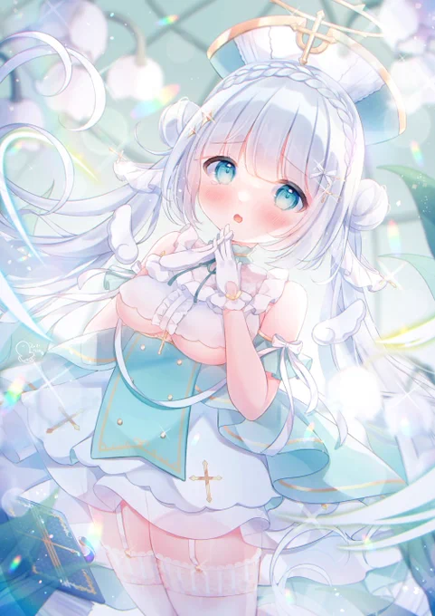 🤍💚 #天使の日 