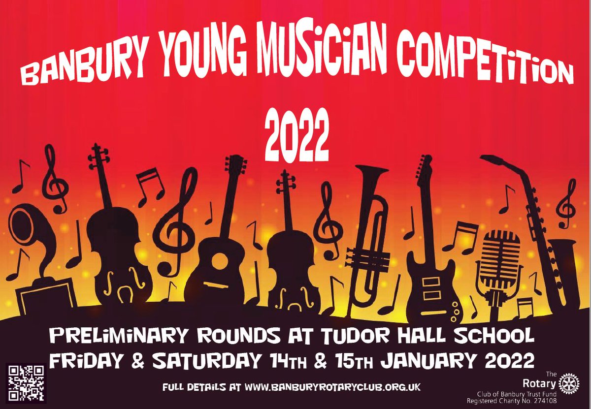 TudorHallMusic's tweet photo. It's back! Entries now open.. deadline 4th December. @BanburyRotary https://t.co/etCN0R6Y7d