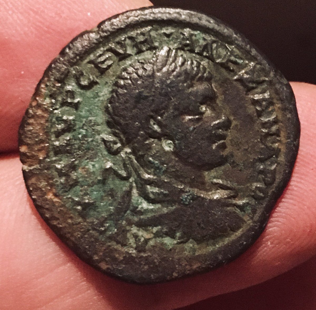 KlineSmith7's tweet photo. #Roman
#Coin Severus Alexander
#Moesia
#Marcianopolis
These are way fun - nice portrait - can be way clean -
Born about 208
Son of Julia Mamaea & Gessius Marcianus
Given title #Caesar by his cousin Elagabalus in 221 ..
#Art #History
#Collecting
๐ฃโค๏ธโจ https://t.co/8RaPQmd1ie