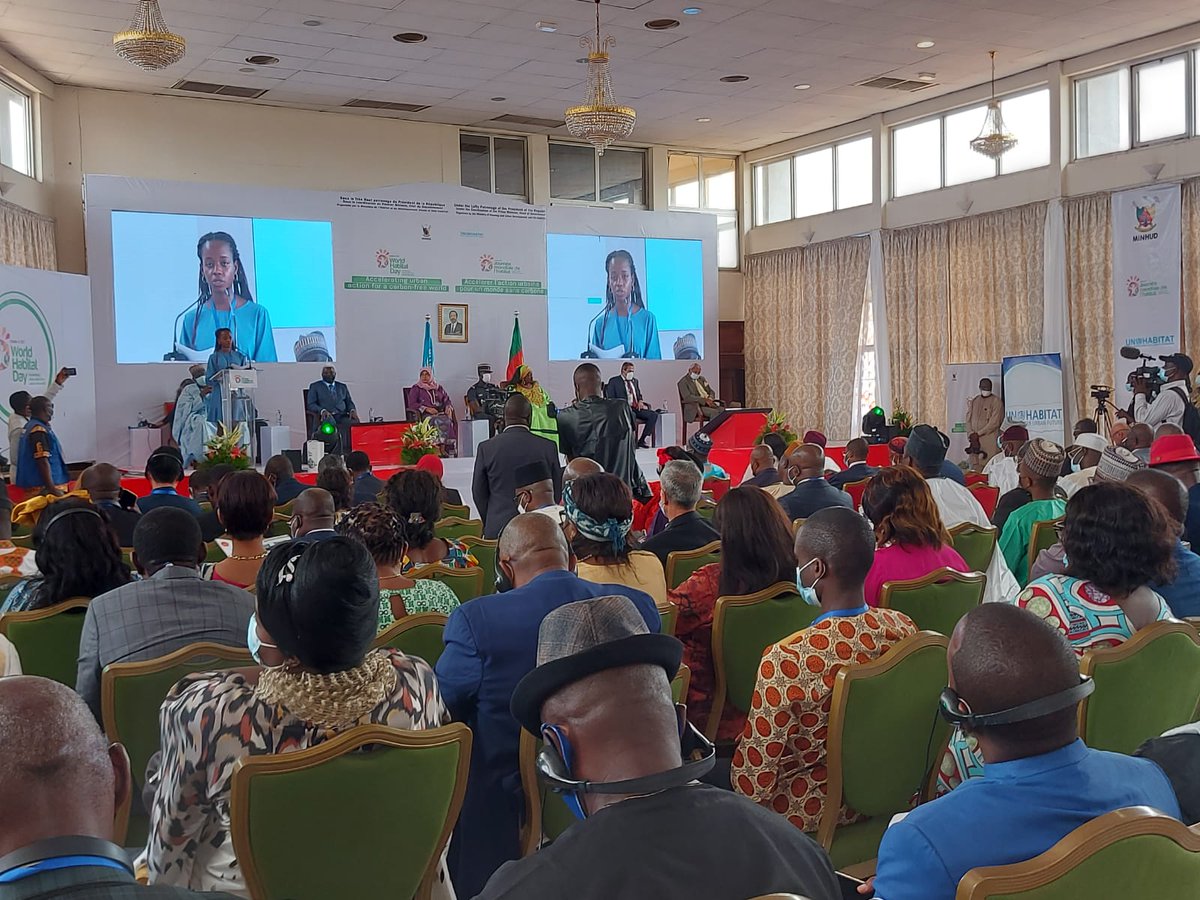 'The stability of #nature can no longer be taken for granted. What are we waiting for? To know that we already ran out of time?' Youth Representative, #FridaysForFuture Uganda, @NamugerwaLeah shares on rethinking how we build and manage our towns and cities! #WorldHabitatDay