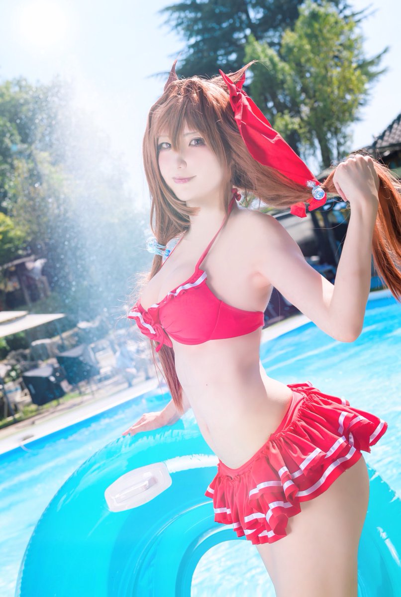 コスプレ＊ 🌺🌺🌺🌺🌺 ウマ娘 ダイワスカーレット(水着) トライフル