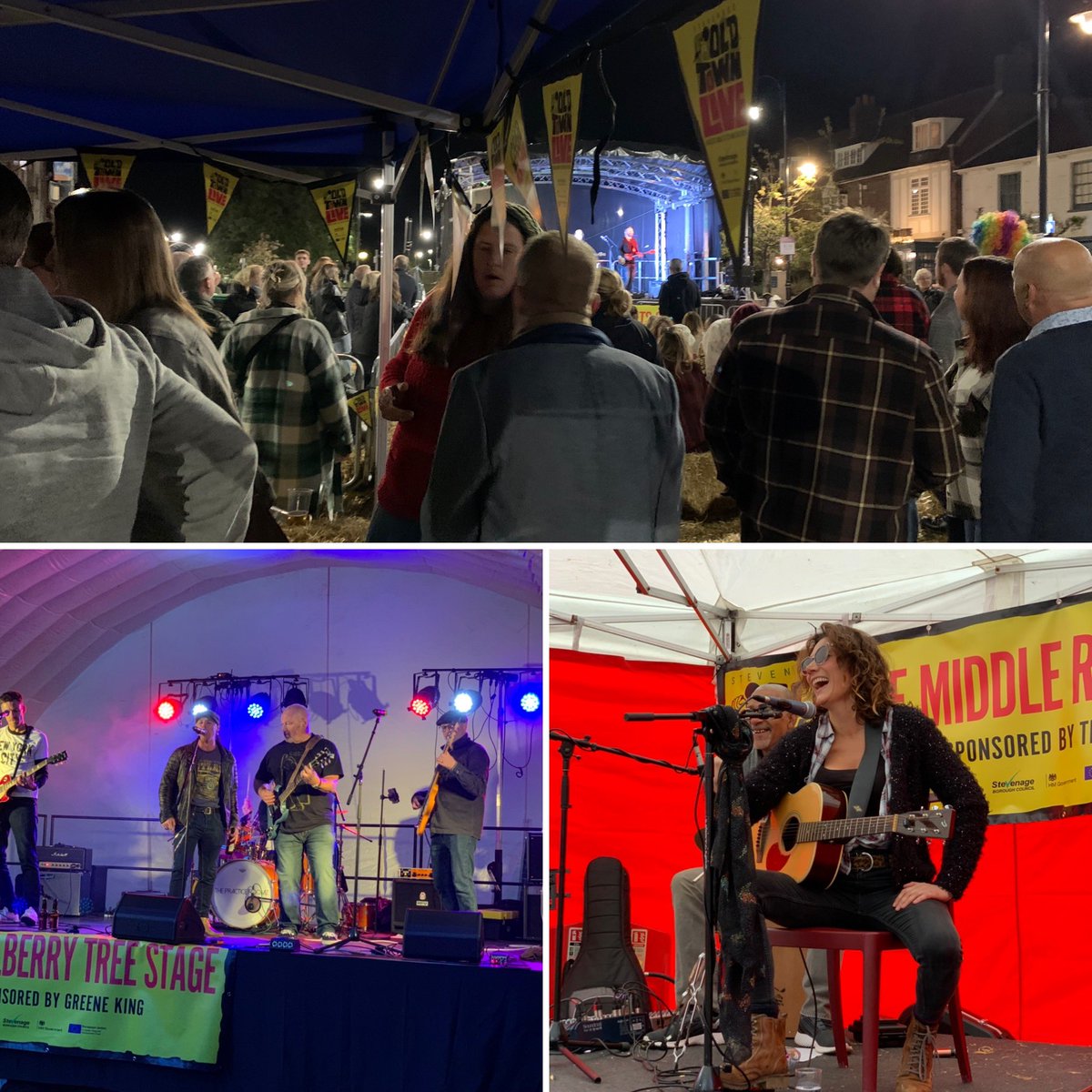 retailrevival's tweet image. Thank you to the 50 artists across the 8 stages that played into the night at #Stevenage Old Town Live and to @StevenageBC for being a supportive client. @PRZShop for the music curation and Alex from mosaic who turned the power on! note to self - hay bales - bad idea!
