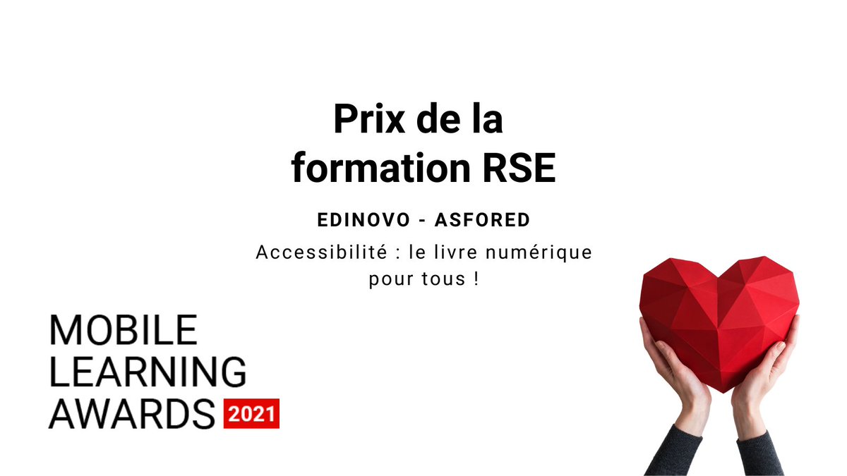 TeachonMarsfr's tweet image. (2/2) C&apos;est l&apos;heure des résultats des #MLA2021🏆 !
👏 Toutes nos félicitations aux lauréats et à tous les nominés. 🙌  Un grand merci aux membres du jury
Pour retrouver les nominés : hubs.ly/H0YJ5GG0
Découvrez les lauréats des #MobileLearning Awards