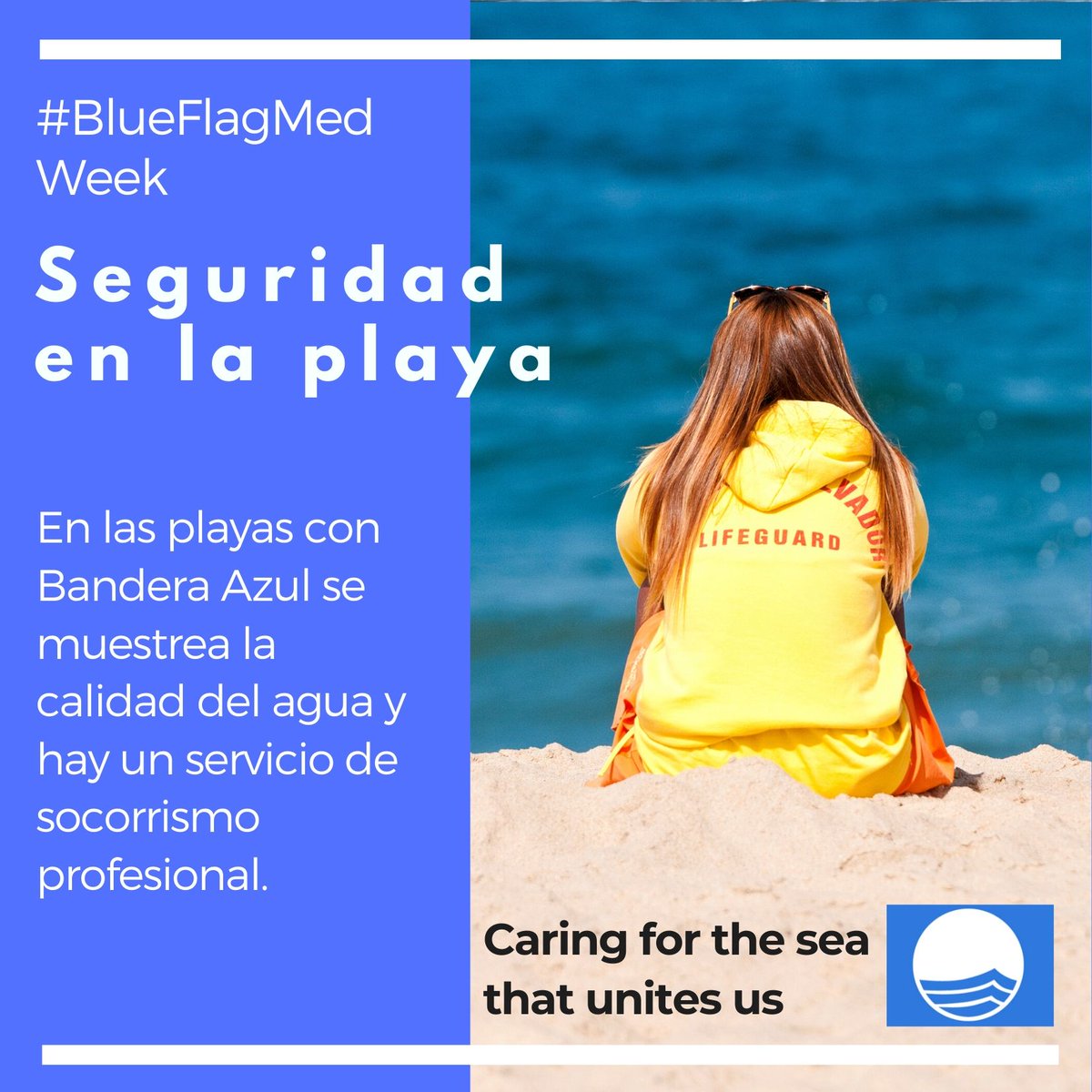 ElCampelloAyto's tweet photo. #BlueFlagMedWeek #Seguridad #Servicios 👉Entre los criterios exigidos por @Bandera_Azul , además de la información y la educación ambiental, la calidad del agua y la gestión ambiental, se ha de cumplir con unos parámetros de seguridad y servicios👇https://t.co/LA7RoNxIsn https://t.co/9OhIeVtjwm