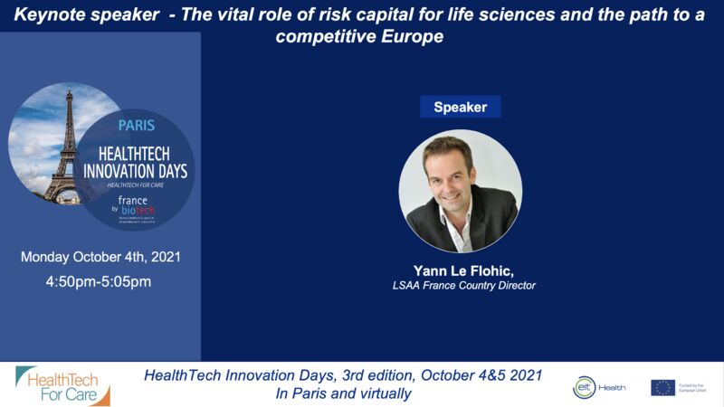 Join us today at 16.50 CEST to see LSAA France Country Director @yannleflohicus deliver LSAA's keynote at HTID in Paris. bit.ly/3zUYHYh

#LSAA #venturecapitalist #HTID3