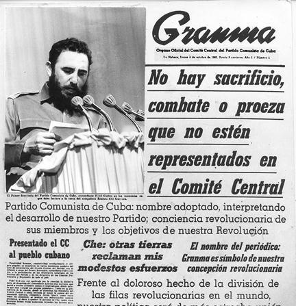 MMarreroCruz's tweet photo. El #4DeOctubre de 1965 circuló la primera edición del periódico #Granma, como órgano oficial del Comité Central del #PartidoComunistaDeCuba y de la Revolución Cubana. ¡Muchas felicidades a los trabajadores de #Granma de todos los tiempos! https://t.co/MCsy36OOSG