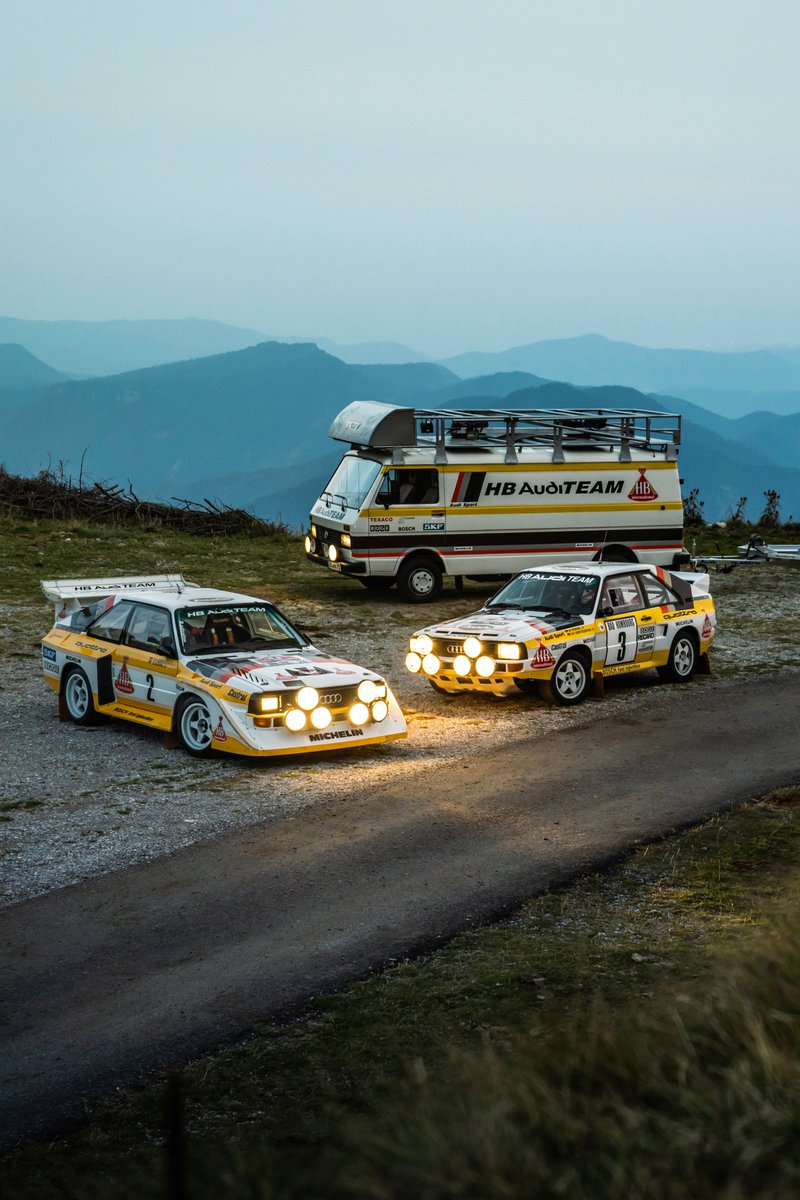 A veces se echa de menos que las marcas traten su historia en el motorsport como una parte de ellas para lucir y no como un delito que ocultar. 

Chapó por el homenaje de Audi a sus Quattro del #WRC Fotos así decoran paredes y lucen en fondos de pantalla.