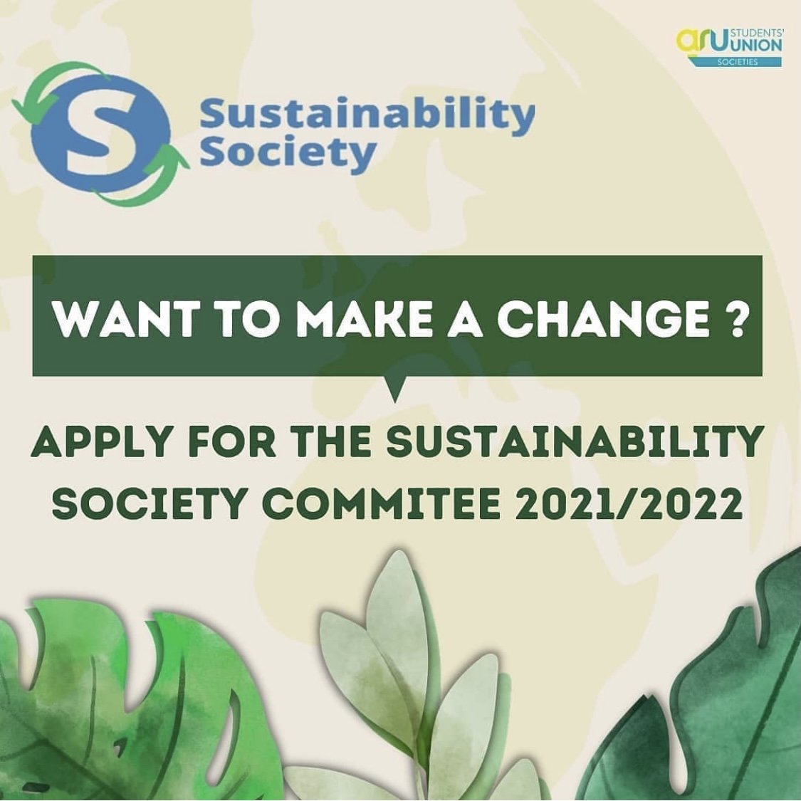 EfS_ARU's tweet photo. Calling all students! With COP26 just a few weeks away, this is a fantastic opportunity for you to help shape the sustainability work happening at @AngliaRuskin! @AngliaRuskinSU @ARUenvironment https://t.co/UzyRh371AG