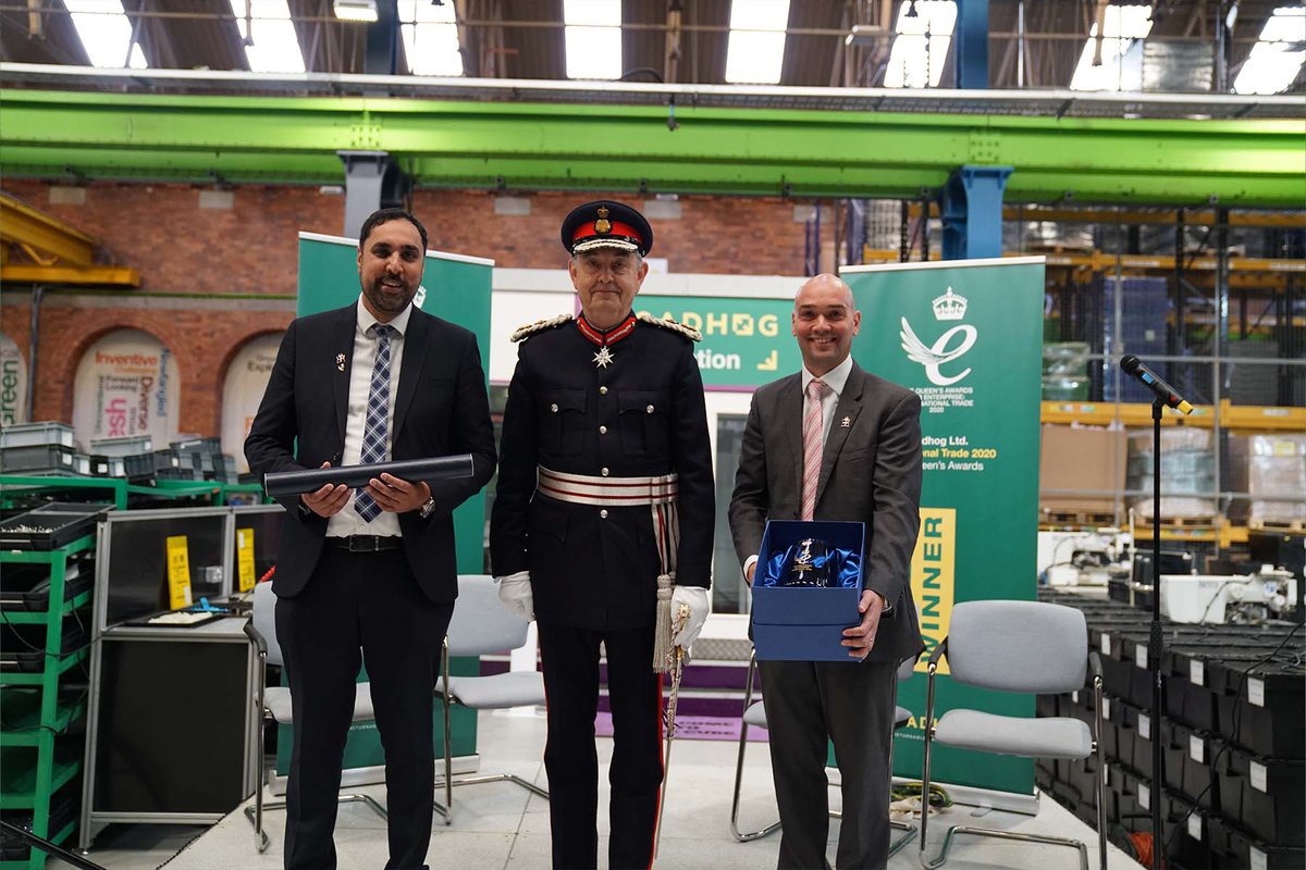 loadhogltd's tweet photo. It was an honour for Loadhog to welcome the Lord Lieutenant of South Yorkshire to Hog Works on Friday for the presentation of our Queen's Award for International Trade.

Congratulations to all 🏆

#QueensAward #InternationalTrade @LieutenancySY https://t.co/6mOYK0NLwB