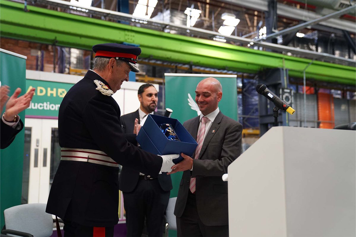 loadhogltd's tweet photo. It was an honour for Loadhog to welcome the Lord Lieutenant of South Yorkshire to Hog Works on Friday for the presentation of our Queen's Award for International Trade.

Congratulations to all 🏆

#QueensAward #InternationalTrade @LieutenancySY https://t.co/6mOYK0NLwB