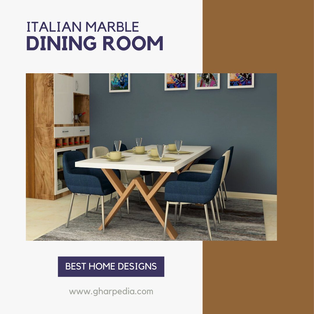 Gharpedia's tweet photo. Featuring an exceptional 🍽 dining room with a 6-seater 🍽 dining table and a white Italian marble top. 😍
.
Designer - Empyrean Spaces, Pune
Reach out 👉 https://t.co/98liJsshMQ
.
#BestHomeDesigns #gharpedia #diningroom #diningroominspiration #dinningroomdesign #diningtable https://t.co/3WGcWSqU4M
