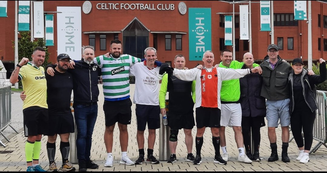 Greenweegie's tweet photo. Run / walk completed by this fantastic group of people. The fund will remain open today, and close tomorrow. Any final donations very welcome. Many thanks for all the support 👍... @davydoyle67 @marypat78 @martybhoy77 @JVermout @theboysda @chachi08107063 @mineybhoy https://t.co/AtagS2AX5A